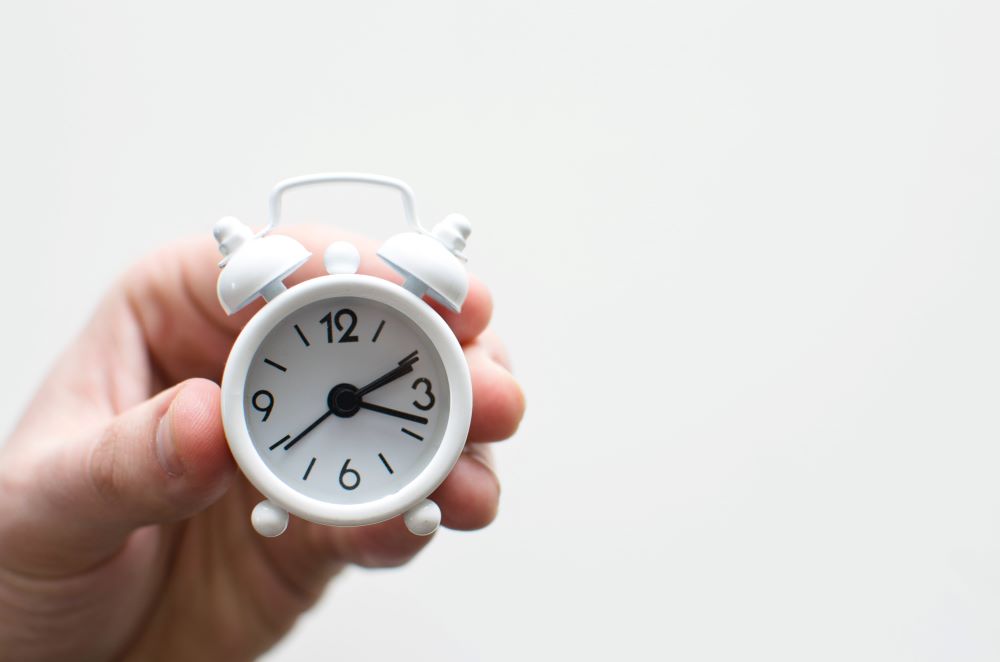 Be on time